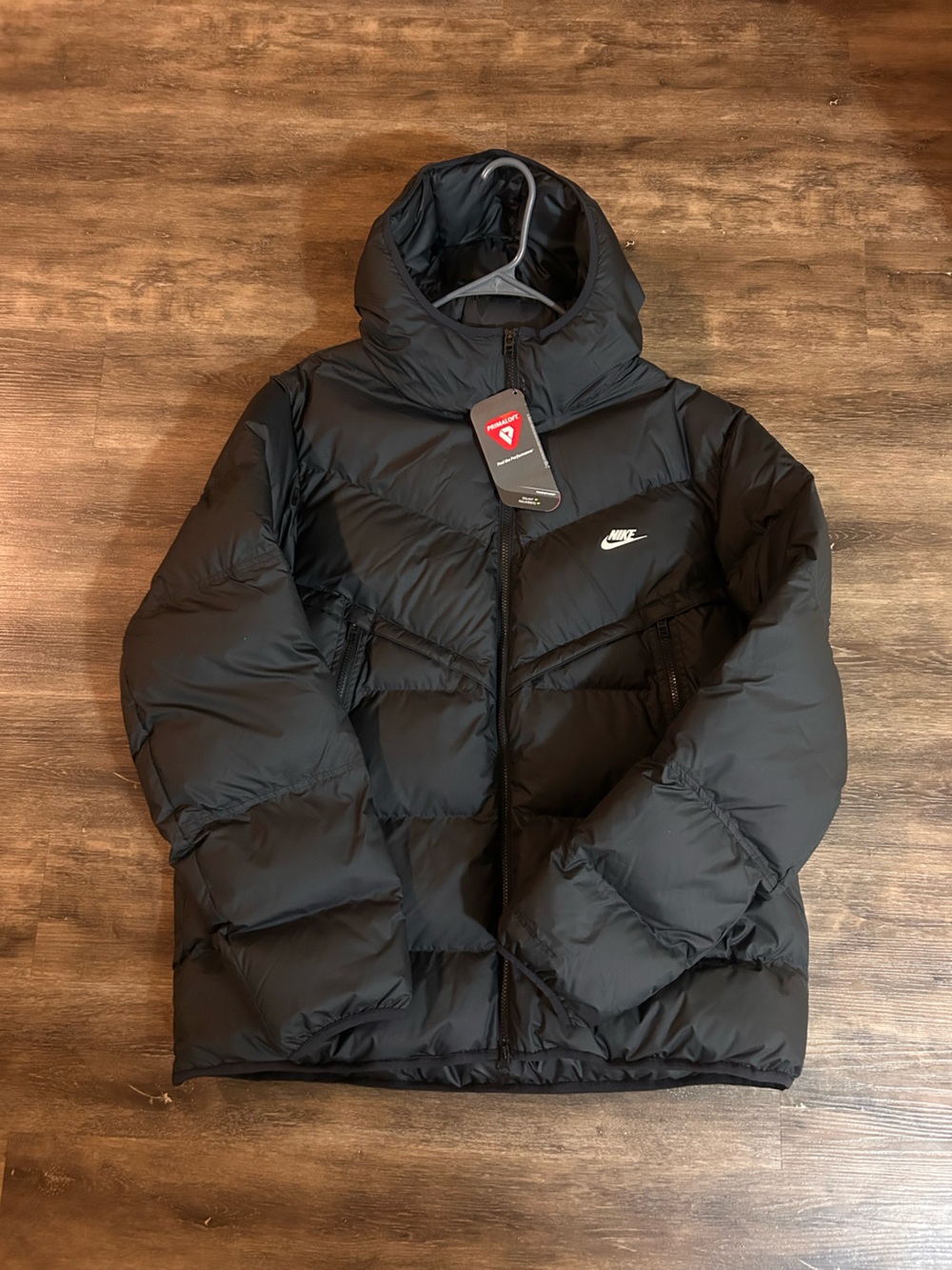 Nike Black Hooded Men’s Puffer Jacket